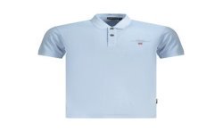NAPAPIJRI POLO MANICHE CORTE UOMO AZZURRO