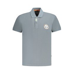 NAPAPIJRI POLO MANICHE CORTE UOMO GRIGIO