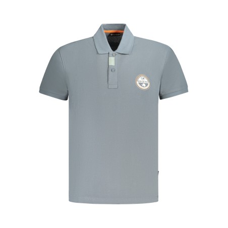 NAPAPIJRI POLO MANICHE CORTE UOMO GRIGIO