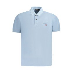 NAPAPIJRI POLO MANICHE CORTE UOMO AZZURRO