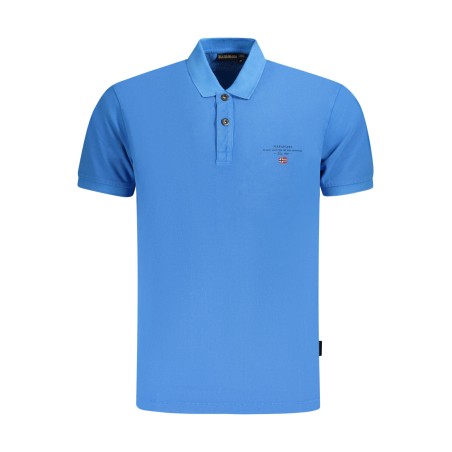 NAPAPIJRI POLO MANICHE CORTE UOMO BLU