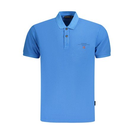 NAPAPIJRI POLO MANICHE CORTE UOMO BLU