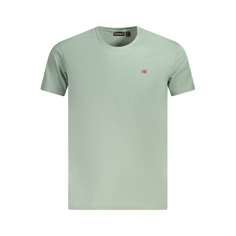 NAPAPIJRI T-SHIRT MANICHE CORTE UOMO VERDE NAPAPIJRI T-SHIRT MANICHE CORTE UOMO VERDE