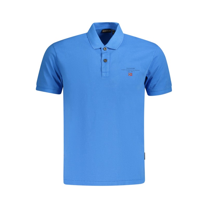 NAPAPIJRI POLO MANICHE CORTE UOMO BLU