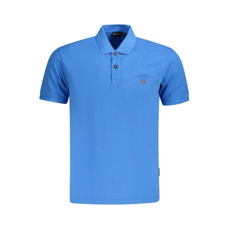 NAPAPIJRI POLO MANICHE CORTE UOMO BLU