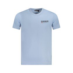 NAPAPIJRI T-SHIRT MANICHE CORTE UOMO AZZURRO