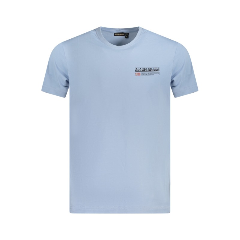 NAPAPIJRI T-SHIRT MANICHE CORTE UOMO AZZURRO NAPAPIJRI T-SHIRT MANICHE CORTE UOMO AZZURRO