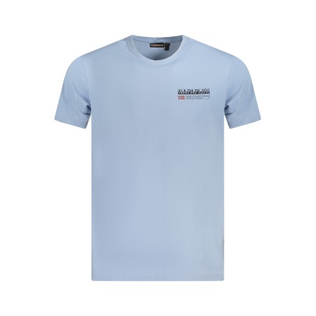 NAPAPIJRI T-SHIRT MANICHE CORTE UOMO AZZURRO