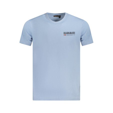 NAPAPIJRI T-SHIRT MANICHE CORTE UOMO AZZURRO