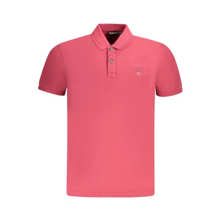 NAPAPIJRI POLO MANICHE CORTE UOMO ROSSO