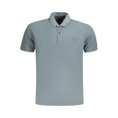 NAPAPIJRI POLO MANICHE CORTE UOMO GRIGIO