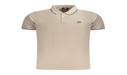 NORWAY 1963 POLO MANICHE CORTE UOMO BEIGE