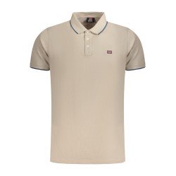 NORWAY 1963 POLO MANICHE CORTE UOMO BEIGE