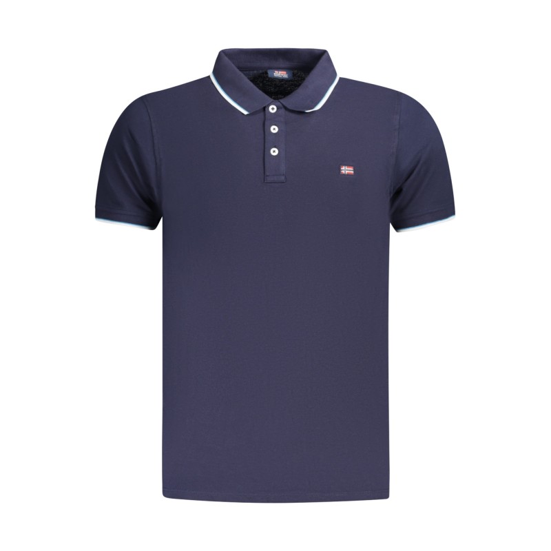 NORWAY 1963 POLO MANICHE CORTE UOMO BLU