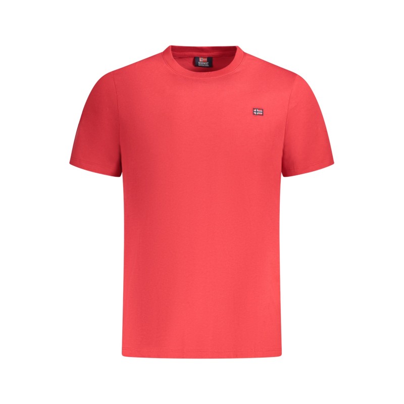 NORWAY 1963 T-SHIRT MANICHE CORTE UOMO ROSSO NORWAY 1963 T-SHIRT MANICHE CORTE UOMO ROSSO