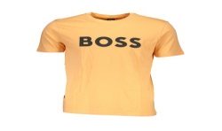 BOSS T-SHIRT MANICHE CORTE UOMO ARANCIO