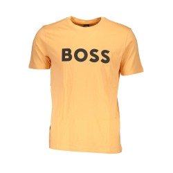 BOSS T-SHIRT MANICHE CORTE UOMO ARANCIO