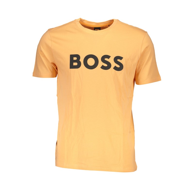 BOSS T-SHIRT MANICHE CORTE UOMO ARANCIO BOSS T-SHIRT MANICHE CORTE UOMO ARANCIO