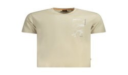 BOSS T-SHIRT MANICHE CORTE UOMO BEIGE
