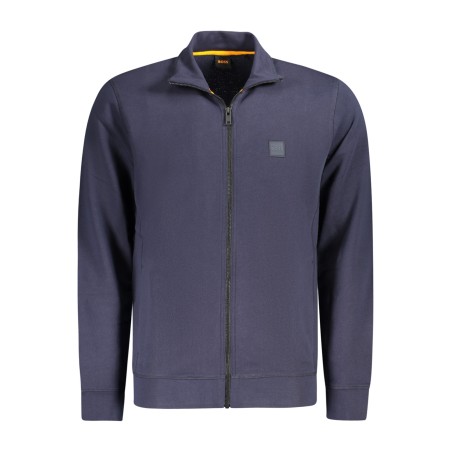 BOSS FELPA CON ZIP UOMO BLU