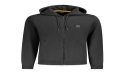BOSS FELPA CON ZIP UOMO NERO