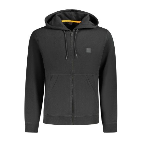 BOSS FELPA CON ZIP UOMO NERO