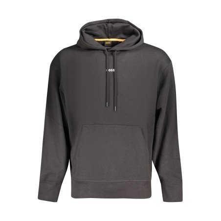 BOSS FELPA SENZA ZIP UOMO NERO
