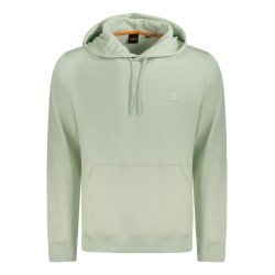 BOSS FELPA SENZA ZIP UOMO VERDE
