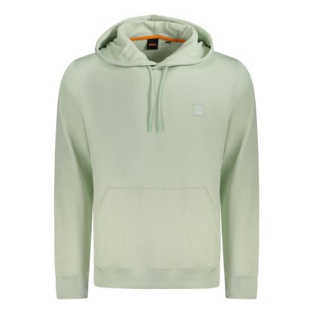 BOSS FELPA SENZA ZIP UOMO VERDE