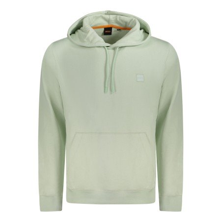 BOSS FELPA SENZA ZIP UOMO VERDE