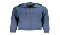 BOSS FELPA CON ZIP UOMO BLU