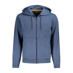 BOSS FELPA CON ZIP UOMO BLU