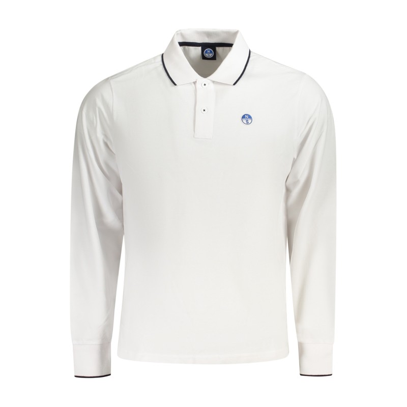 NORTH SAILS POLO MANICHE LUNGHE UOMO BIANCO