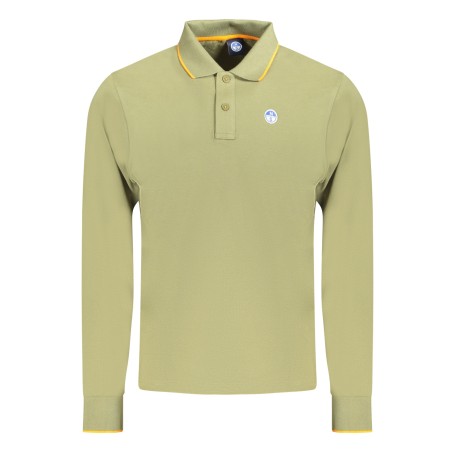 NORTH SAILS POLO MANICHE LUNGHE UOMO VERDE