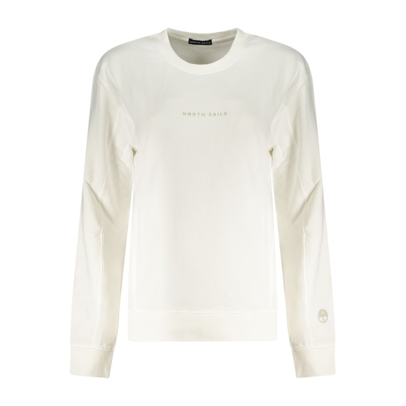 NORTH SAILS FELPA SENZA ZIP DONNA BIANCO