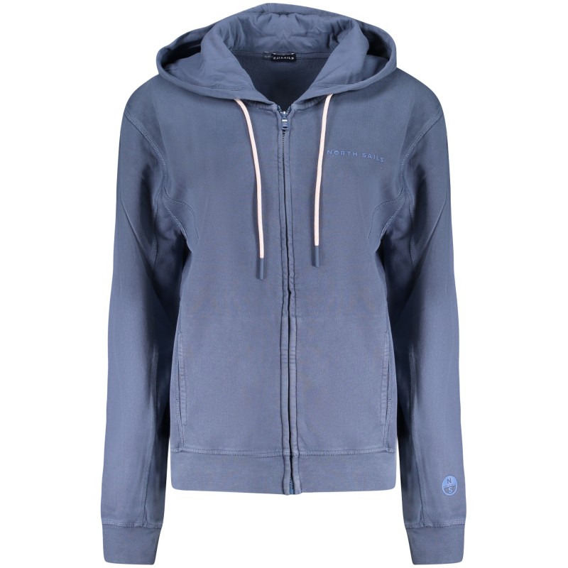 NORTH SAILS FELPA CON ZIP DONNA BLU NORTH SAILS FELPA CON ZIP DONNA BLU