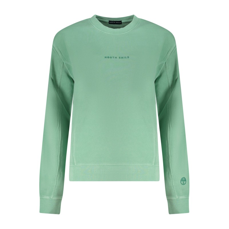 NORTH SAILS FELPA SENZA ZIP DONNA VERDE NORTH SAILS FELPA SENZA ZIP DONNA VERDE