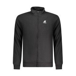U.S. GRAND POLO FELPA CON ZIP UOMO NERO