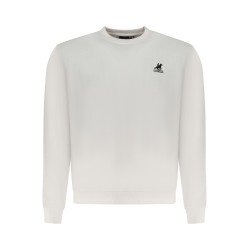 U.S. GRAND POLO FELPA SENZA ZIP UOMO BIANCO