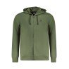 U.S. GRAND POLO FELPA CON ZIP UOMO VERDE