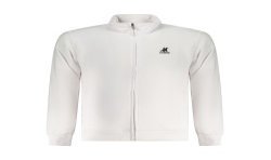 U.S. GRAND POLO FELPA CON ZIP UOMO BIANCO