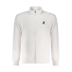 U.S. GRAND POLO FELPA CON ZIP UOMO BIANCO