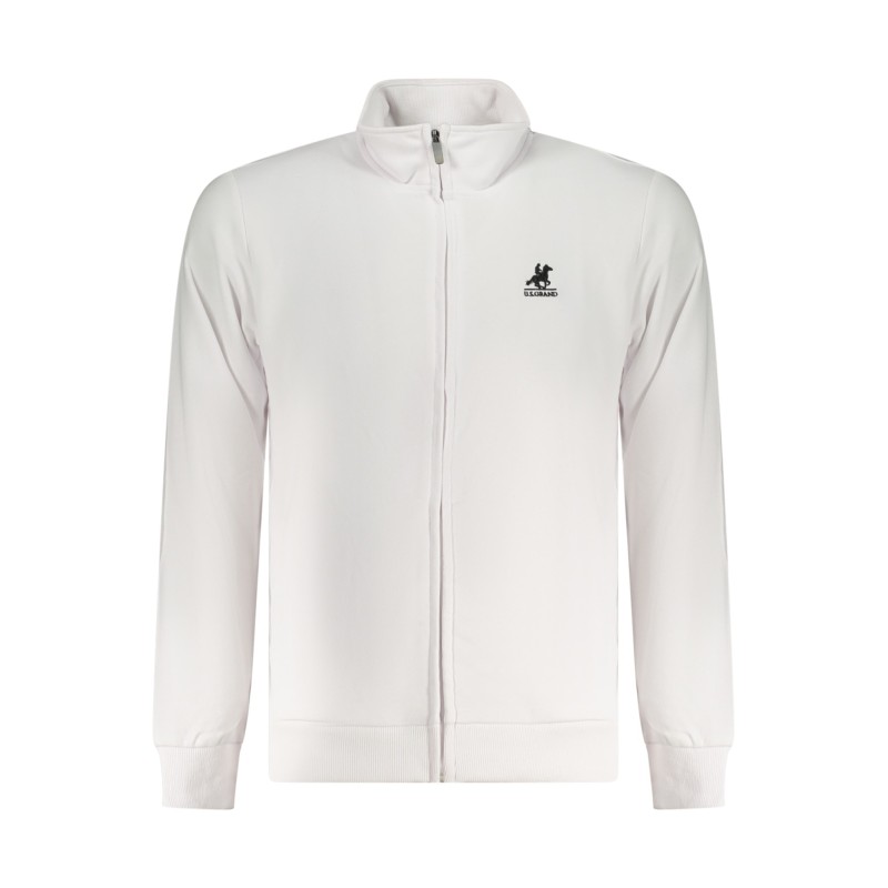 U.S. GRAND POLO FELPA CON ZIP UOMO BIANCO U.S. GRAND POLO FELPA CON ZIP UOMO BIANCO