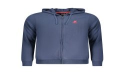 U.S. GRAND POLO FELPA CON ZIP UOMO BLU