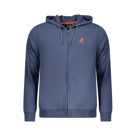 U.S. GRAND POLO FELPA CON ZIP UOMO BLU