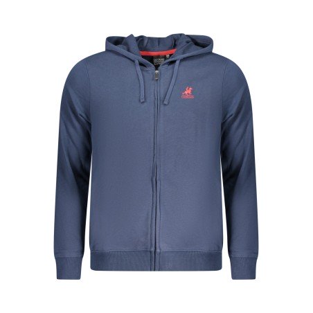 U.S. GRAND POLO FELPA CON ZIP UOMO BLU