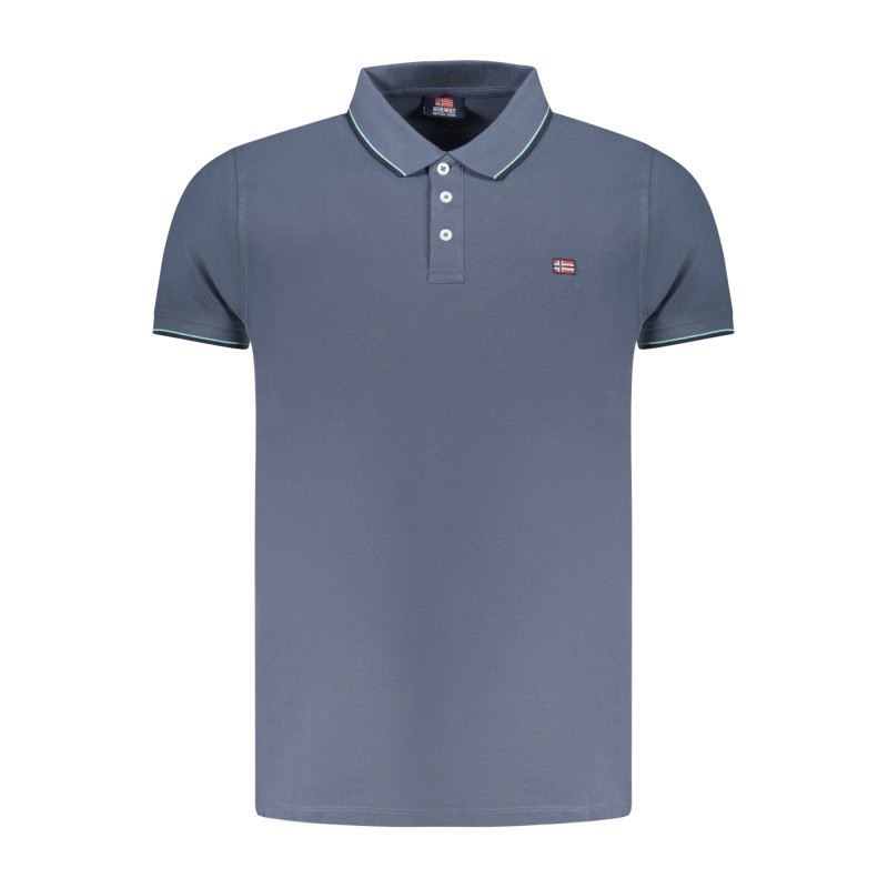 NORWAY 1963 POLO MANICHE CORTE UOMO BLU NORWAY 1963 POLO MANICHE CORTE UOMO BLU