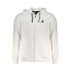 U.S. GRAND POLO FELPA CON ZIP UOMO BIANCO