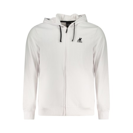 U.S. GRAND POLO FELPA CON ZIP UOMO BIANCO
