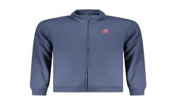 U.S. GRAND POLO FELPA CON ZIP UOMO BLU